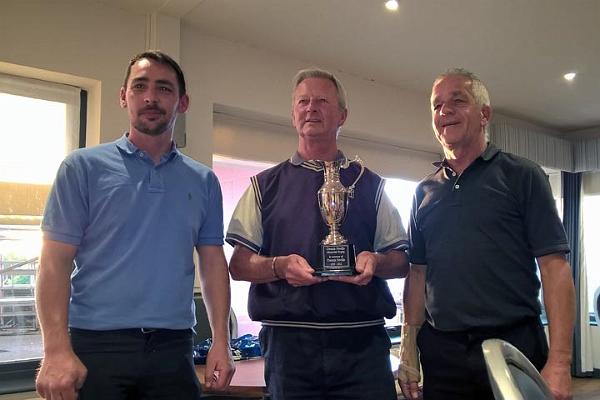 Sponsor Andy Neville (l) -  Exiles captain Neil Powles (r)  with Alan Brewer receiving the trophy.jpg